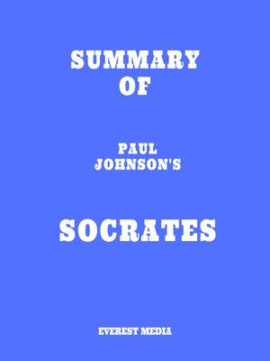cover image of Summary of Paul Johnson's Socrates
